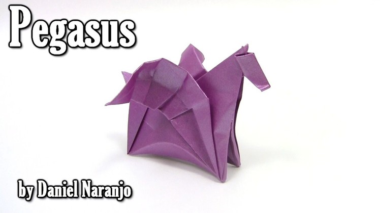 Cool Origami Pegasus by Daniel Naranjo - Yakomoga Origami tutorial