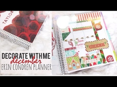 Decorate with me! Erin Condren Life Planner December 2014