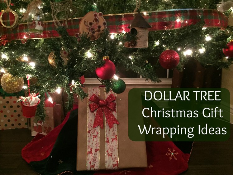 DOLLAR TREE Christmas Gift Wrapping Ideas