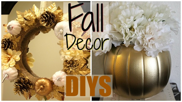 Fall Decor DIYs - Dollar Store!