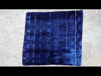 Folding Techniques for Dyeing:  Stripes