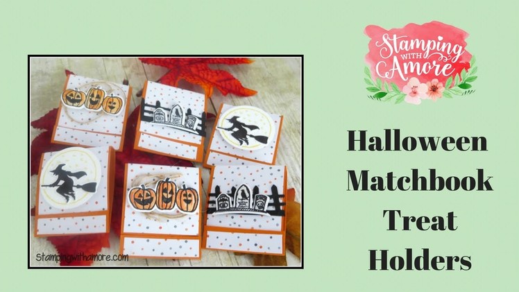 Halloween Matchbook Treat Holders