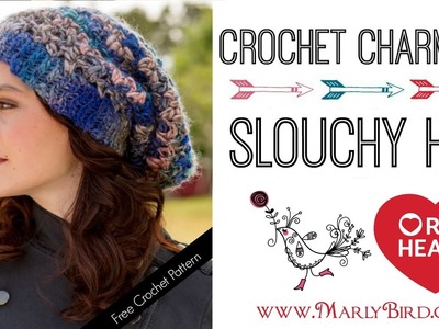 How to Crochet Charming Slouchy Hat