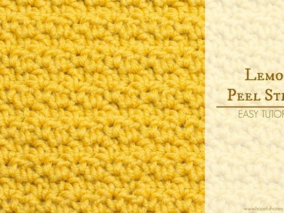 How To: Crochet The Lemon Peel Stitch - Easy Tutorial