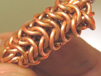 HOW TO DO ROUNDMAILLE CHAIN MAILLE WEAVE