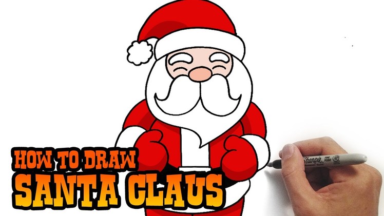 How to Draw Santa Claus- Simple and Easy Lesson