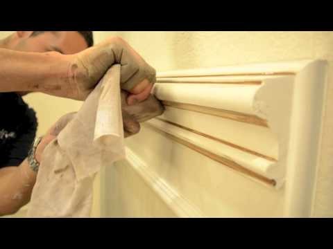 How to Glaze Architectural Moulding | Faux Finish