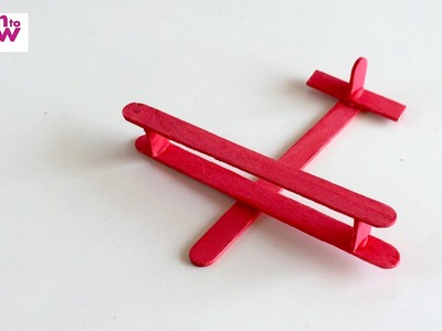 How to Make a Popsicle Stick Airplane