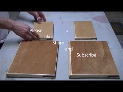 How to make a Sketchbook out of wood