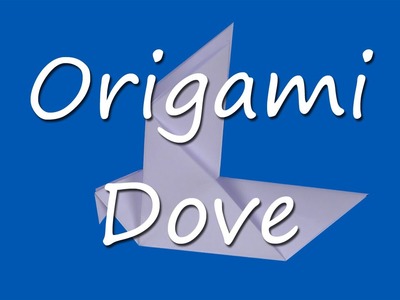 How to make an origami dove