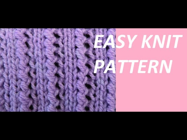 Knit Pattern * VERY EASY KNIT PATTERN *