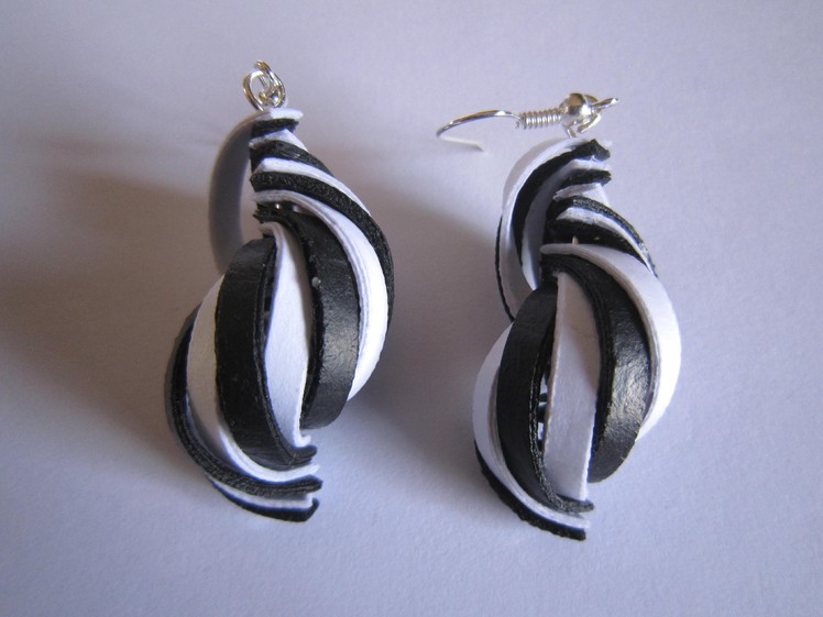 Latest Model quilling earrings - quilling papers earrings making