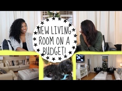 Living Room Transformation on a Budget!