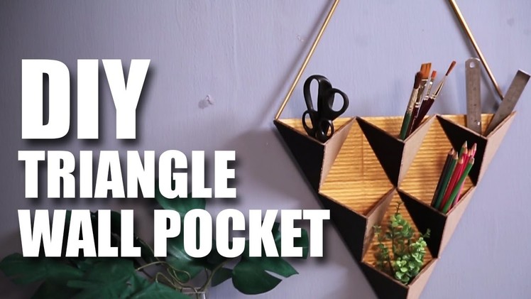 Mad Stuff With Rob - Triangle Wall Pocket | Room Decor Ideas