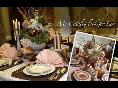 My Catalog look for Less | Fall Table Setting