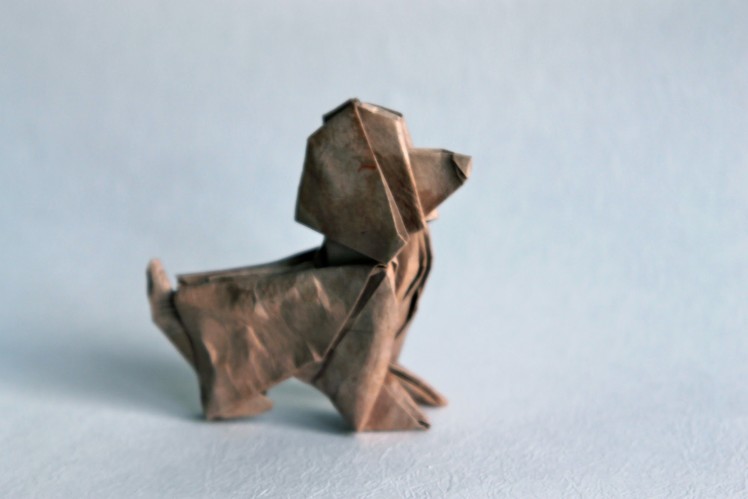 Origami dog by Patrick Kunz Tomic