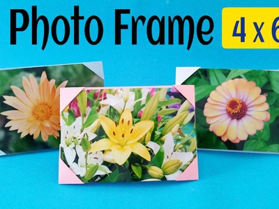 Origami Tutorial to make your own  "Photo frame | 4 by 6 inches" - Easy | DIY | Handmade