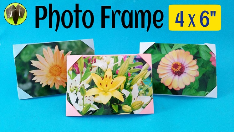Origami Tutorial to make your own  "Photo frame | 4 by 6 inches" - Easy | DIY | Handmade