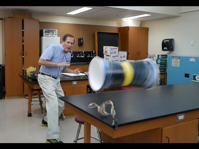 Physics of toys- Cup Flyers. Homemade Science with Bruce Yeany
