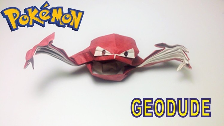 Pokemon Go: Origami Pokemon Geodude by PaperPh2