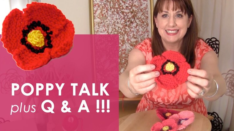 Poppy Talk + Knitting Q&A