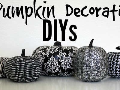 Pumpkin Decorating DIYs - Using $1 items!