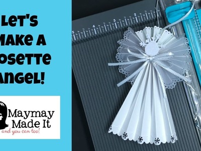 Rosette Angel Tutorial and We R Memory Keepers Score and Trim Board Review
