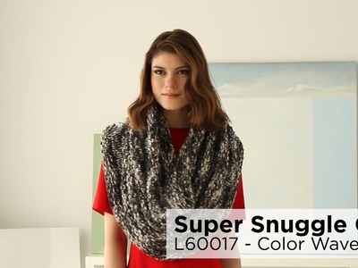 Super Snuggle Cowl made with Color Waves