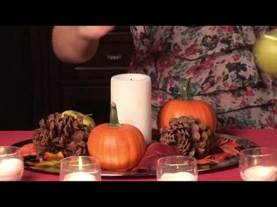 Throwing a Thanksgiving Party : How to Decorate a Thanksgiving Coffee Table