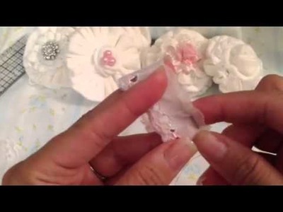 Velvet flower tutorial #2