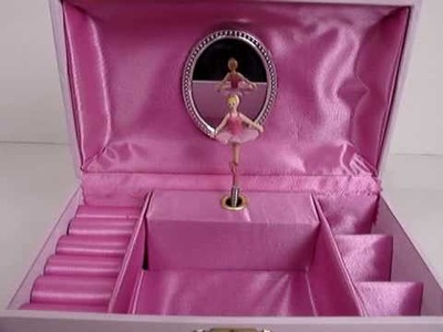 Astonishing Light Pink Ballerina Musical Jewelry Box