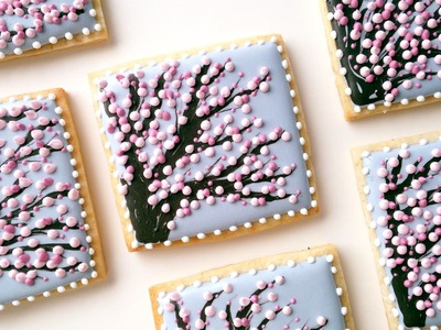 Cherry Blossom Tree Cookies!