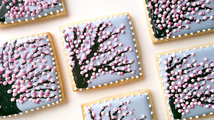 Cherry Blossom Tree Cookies!