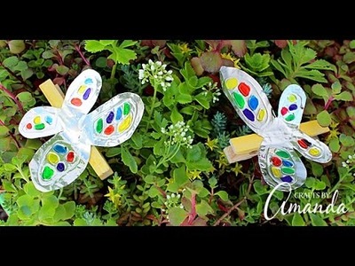 Clothespin Foil Butterfly tutorial