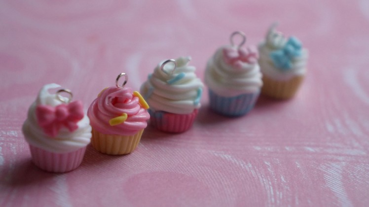 Cold Porcelain Cupcake Charm Update