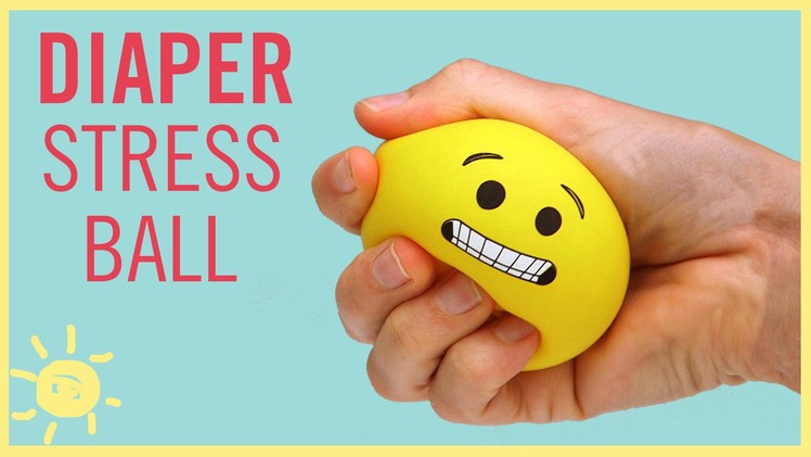 DIY | Emoji Stress Ball (made from a Diaper!!)