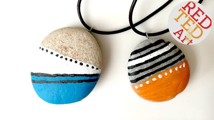 DIY Stone Pendants - Jewelry - Nature Crafts - Stone Crafts