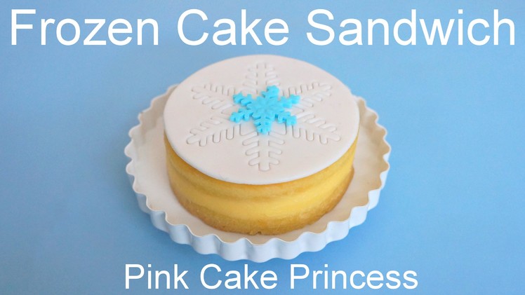 Frozen Cake Sandwiches - White Chocolate Cake Recipe how to by Pink Cake Princess