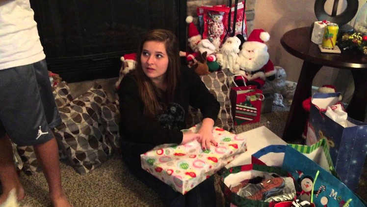 Fuller Kids Opening Presents at Nana Billie Montooth's: Christmas Eve 2014
