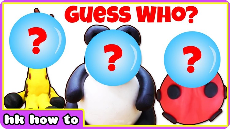 Guess The Play Doh Animals | Learn Animals With Play Doh by HooplaKidz How To
