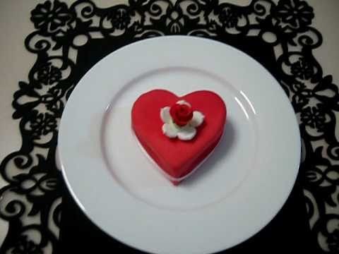 Happy Valentine's Day - 2 Year Old Mini Heart Cake!