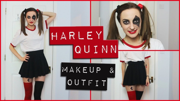 Harley Quinn | Easy Makeup and Outfit (costume) | Comic inspired