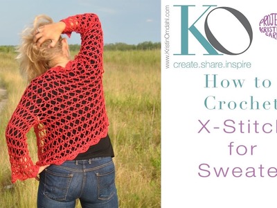 How to Crochet X Stitch