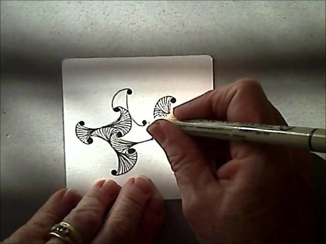 How to draw, Oh Well Tangle Pattern Lesson #1 by Melinda Barlow