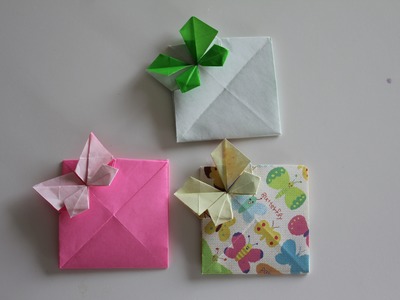 How to mak an Origami Card :Butterlfy Envelope