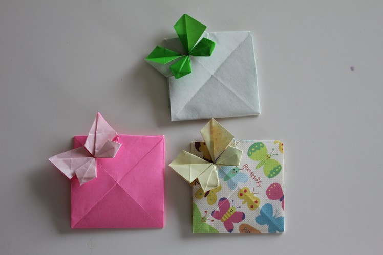 How to mak an Origami Card :Butterlfy Envelope