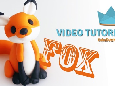 How to make a cute Fox Cake Topper - Cake Decorating Tutorial with Cake Dutchess
