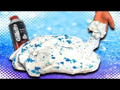 How to Make Fluffy Slime with Crystals! No Borax