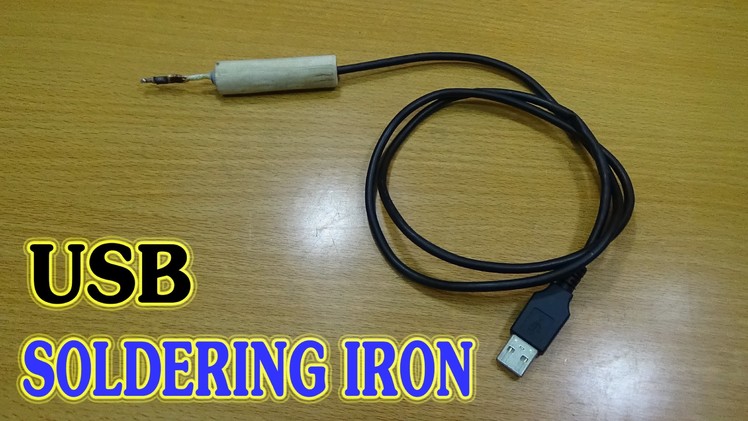 How To make USB Soldering Iron Simple - Port USB 5v- 2A
