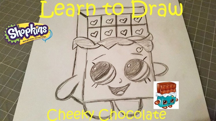 Learn to Draw Shopkins Cheeky Chocolate
